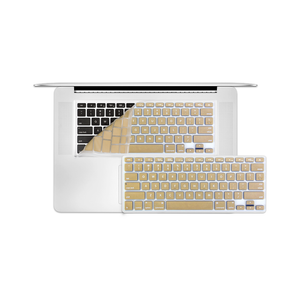 12" MacBook KeyBoard Cover - Gold - Tangled
