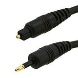 Toslink to Mini Toslink - Optical Digital Audio Cable 5 m - Tangled - 2