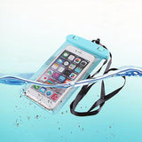 iPhone Plus Waterproof Pouch - Blue
