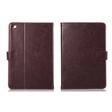 iPad 6 Leather Case - Dark Brown