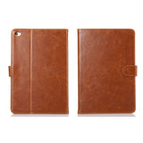 iPad 6 Leather Case - Light Brown
