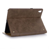 iPad 9 Leather Case - Dark Brown