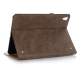 iPad 7 Leather Case - Light Brown