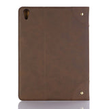 iPad 9 Leather Case - Dark Brown