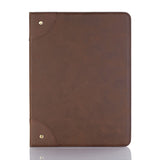 iPad 9 Leather Case - Light Brown