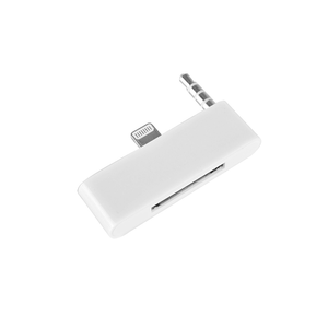 Lightning to 30-Pin Adapter with Audio - White - Tangled - 1