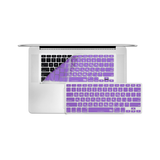 12" MacBook KeyBoard Cover - Purple - Tangled - 1