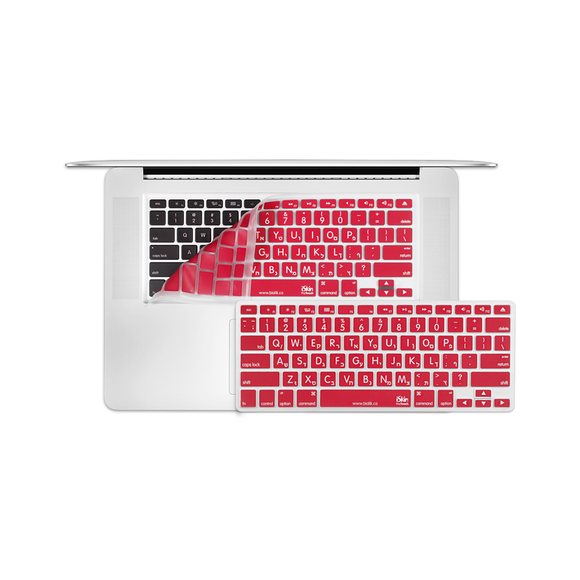 MacBook Pro KeyBoard Cover - Red - Tangled - 1
