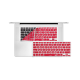 12" MacBook KeyBoard Cover - Red - Tangled - 1
