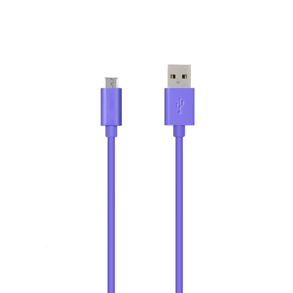 USB to Micro USB - Purple - Tangled