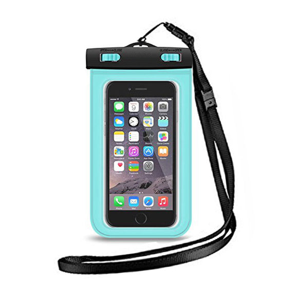 iPhone Plus Waterproof Pouch - Blue