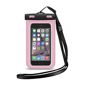 iPhone Plus Waterproof Pouch - Pink