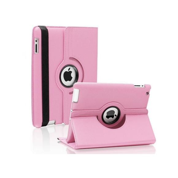 iPad 6 Rotatable Case - Light Pink