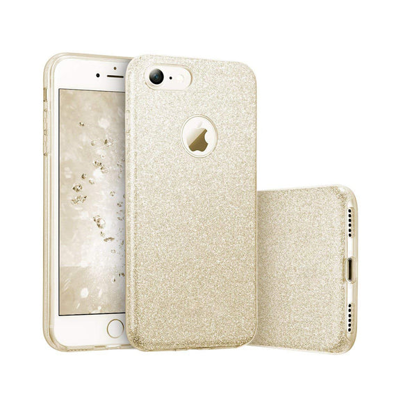 iPhone XR Glitter Case - Gold