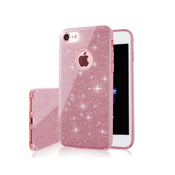 iPhone X/XS Glitter Case - Rose Gold
