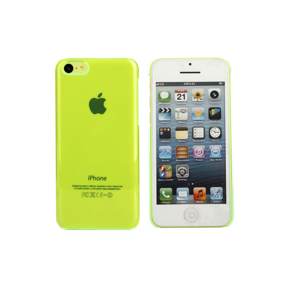 iPhone 4/4S Clear Case in Lime - Tangled