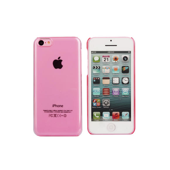 iPhone 5/5S Clear Case in Pink - Tangled