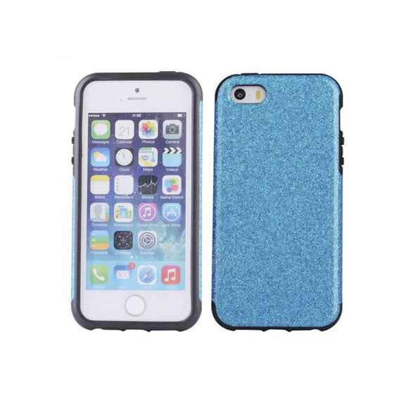 iPhone 5/5S Glitter Case - Blue - Tangled - 1