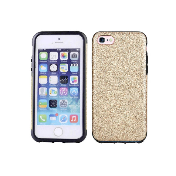 iPhone 7 Glitter Case - Gold - Tangled - 1