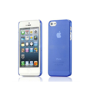 iPhone 5/5S Clear Frosted Case in Blue - Tangled