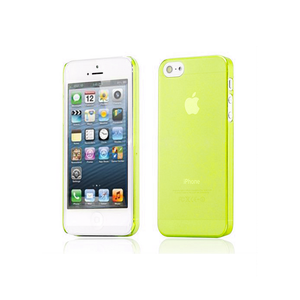 iPhone 5C Clear Frosted Case in Lime - Tangled