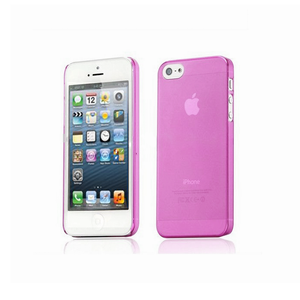 iPhone 5/5S Clear Frosted Case in Pink - Tangled