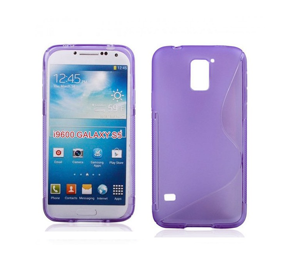 Samsung S5 S-Line Case in Purple - Tangled - 1