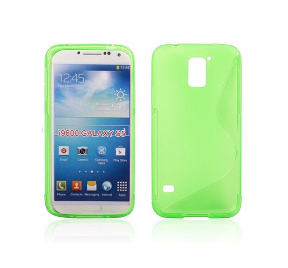 Samsung S5 S-Line Case in Green - Tangled - 2